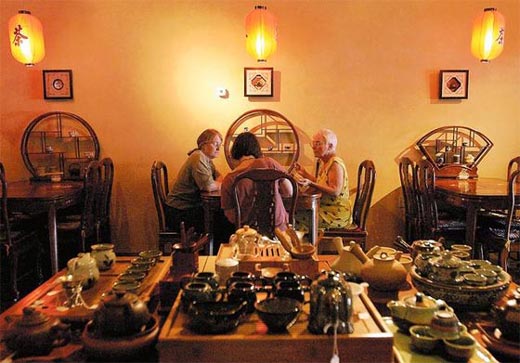 Seven Cups tea house in Tucson, Arizona