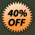 40 Percent Off!
